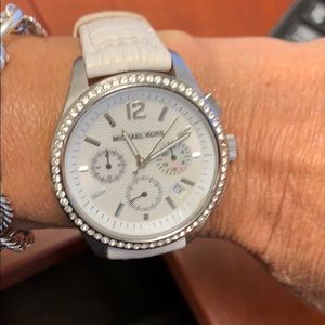 Michale Kors white watch